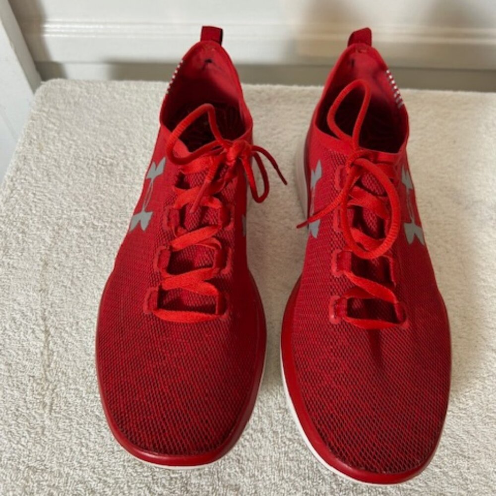 Under Armour Charged Coolswitch Running Shoes Men' 8.5 Red Silver